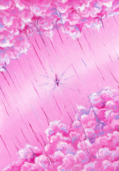 Collapse Heartache 11/20 Watercolors, gouache & colored pencils